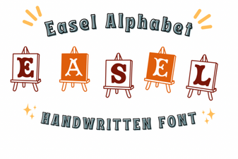 Creative & Usable Easel Alphabet Font Ideas