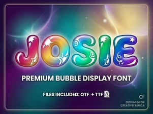 Josie Font: a Friendly Display Typeface for Your Designs