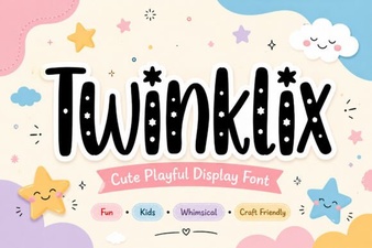 Discover the Twinklix Font for Creative Design Projects