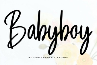 Babyboy Font Designs for Creative Projects