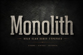 Monolith Font: Design Ideas & Applications